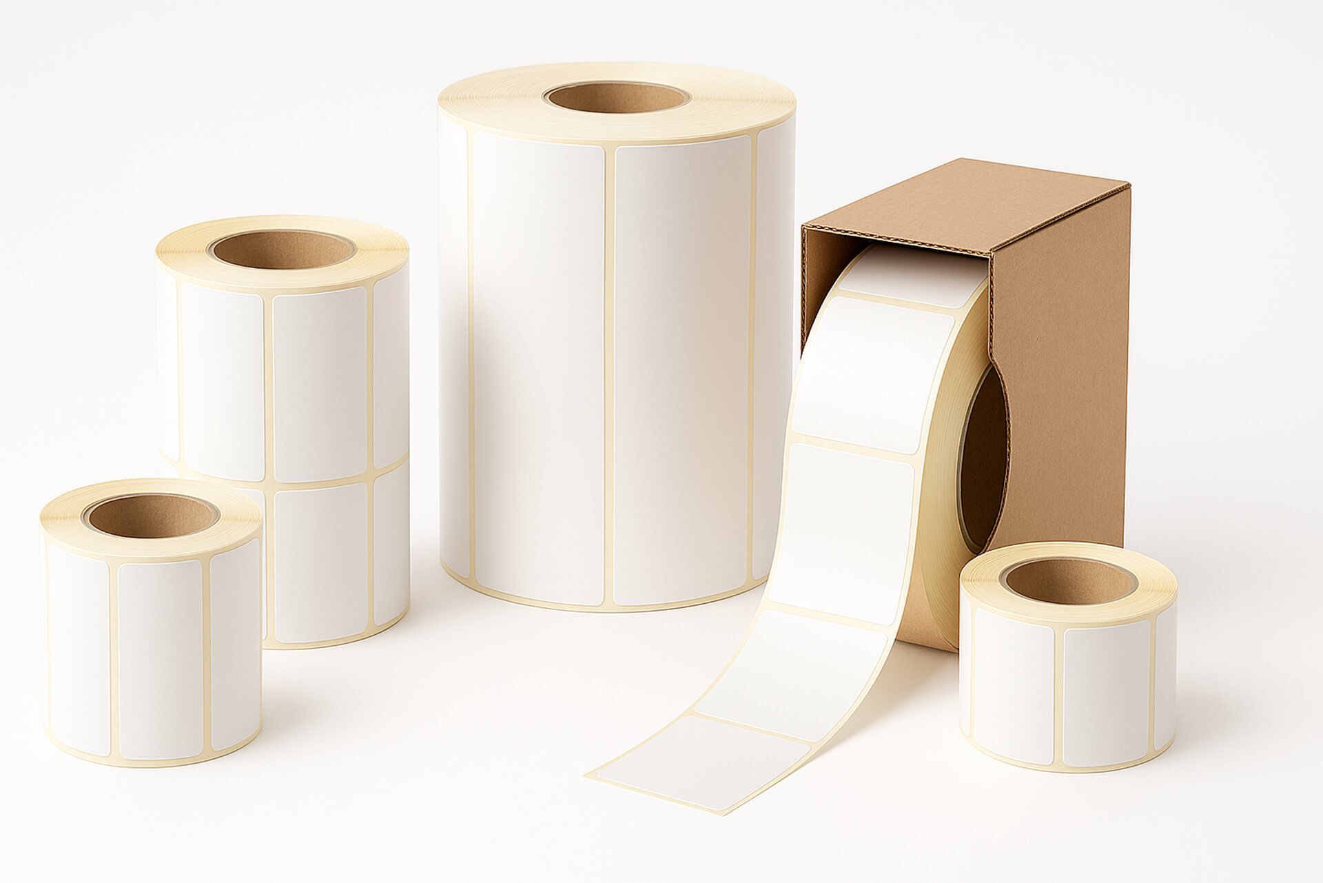 Etiketten Rolle selbstklebend Etiketten Rolle selbstklebend